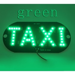 Placuta cu led, indicator taxi, 45 smd 3528, lumina verde
